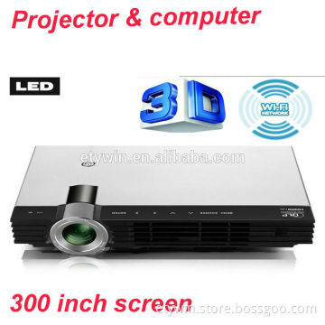 Projector Wholesale Mini Projector of full hd 3d led projector built-in computer 300 inch projector screen hd projector